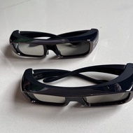 SONY 3D眼鏡 TPG-BR100 眼鏡2副連眼鏡原裝袋 Sony 3D Glasses