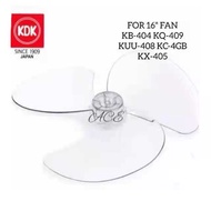 KDK Fan Blade 16  For Table,Wall,Stand,Auto Fan KB-404 , KU-408 etc