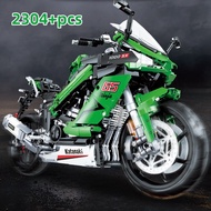 NINJA 1000SX Motorcycle Building Block Set 2304pcs Assembly Mechanical Motorcycle Building Block Set