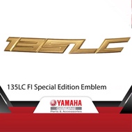 YAMAHA 💯 ORIGINAL BDK-F173B-10 LC135 V8 FI EMBLEM 3D FOR SE LIMITED EDITION LOGO LC135