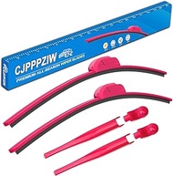 CJPPPZIW® Windshield Wiper Blades-16"+16" and Windshield Wipers Arm Cover Trim Front Window Wiper Co