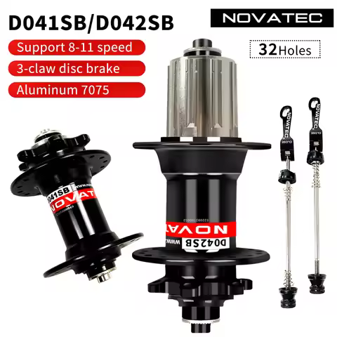 NOVATEC Mountain Bike Hub D041SB D042SB 32/36 Holes Mtb Bushing for 8/9/10/11 Speed MTB Disc Brake H