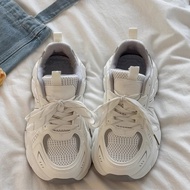 Thick-Soled Breathable Daddy Shoes Women's All-Match Small Shoes Women's Mesh Sneakers#厚底透气老爹鞋女款百搭显脚