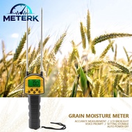 Meterk SMART SENSOR AR991 เครื่องวัดความชื้นเมล็ดพืชแบบดิจิตอล LCD สำหรับข้าวสาลี ข้าวโพด ข้าว ถั่วล