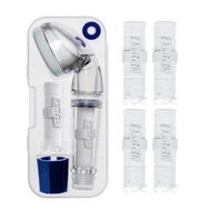 Duvel Travel Shower Head + Sediment Filter 4p, Lime Filter, 1pc