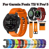 22 26mm Replacement Bands For Garmin Fenix 6 6X Pro 5 5X Plus 7 7X 3HR 945 Strap Smartwatch Watchband Quickfit Silicone Bracelet