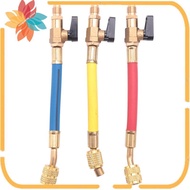 3Pcs R134A R410A R22 R12 800 Psi Manifold Gauge Set A/C Refrigeration Charging Hose High Pressure Hv