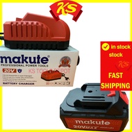 Makute 20V Battery Changer / Makute 20V Battery Makute 20V MAX Lithium Battery / Charger