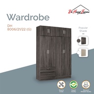【𝐃𝐞𝐇𝐚𝐮𝐳_𝐅𝐮𝐫𝐧𝐢】  5 feet x 8 feet Wardrobe / Almari Baju 5 Kaki / Almari 5 Kaki Kali 8 Kaki / 5尺衣橱 / 5