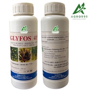 GLYFOS 41 500ml Racun Rumpai/Racun serap glyphosate 41%/sama balass/touch up/Ecomax