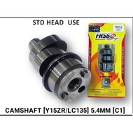 Lc135 / y15zr racing cam shaft 5.4mm (c1)