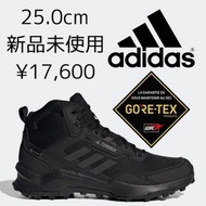 GORE-TEX 25.0cm new adidas TERREX AX4 MID GTX Terrex Gore-Tex 防水徒步鞋 mid cut 登山鞋徒步旅行黑色 new