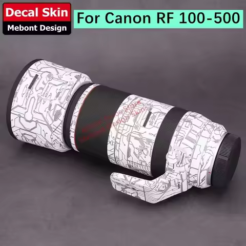 RF100-500 Lens Sticker For Canon RF 100-500mm Decal Skin Vinyl Wrap Film Protective Coat 100-500 4.5