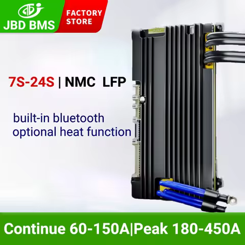 JBD BMS Automatized Identify 7S-24S Smart BMS 8S 10S 13S 16S 18S 20S 21S 24S 100A 150A Built-in BT B