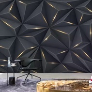 5D stereoscopic embossed wallpaper for live streaming studios, offices, reception areas, barbershops