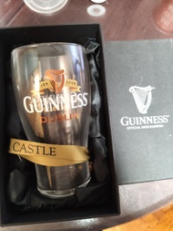 Guinness 官方精品玻璃啤酒杯 連盒