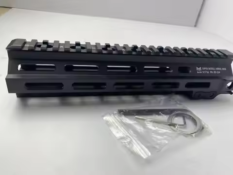 %Aluminum Alloy Rifle M4 M16 AR10 AR15 KH416 Slim Free Float M-LOK Handguard Scope Mount with Steel 