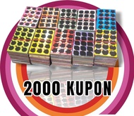 Mainan Gosok-Gosokan Bom Tengkorak Terlaris isi 2000 kupon Titik 15 mainan teka-teki