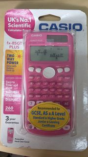 Casio fx-85GT PLUS calculator/粉紅色科學計算機/公開試專用