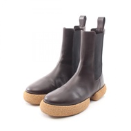 [Used] DRIES VAN NOTEN Van Noten Chelsea Boots, Braun Leather, Men's, Unused