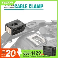 TILTA Mini Universal Cable Clamp Adapt via 1/4"-20 Screw Compatible with Most Cages TA-UCC-P-B TILTA
