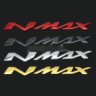 MERAH NMAX 3D Embossed Body Badge Emblem Sticker Yamaha Red Chrome Logo Writing Sticker 3D Dimension