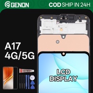 Genon OLED 90Hz LCD for Samsung Galaxy A17 4G / 5G LCD Display Touch Screen with Frame Replacement P
