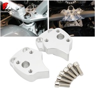 25mm Handlebar Riser For Yamaha FJR1300 FJR 1300 2001 2002 2003 2004 2005 Silver Handle Bar Risers M