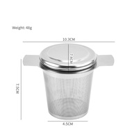 Dụng cụ lọc trà inox có tai cao cấp - HVL TEA