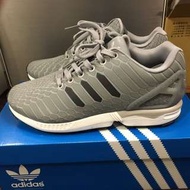 adidas zx flux 灰 反光 US6.5=24.5cm