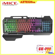 GAMING KEYBOARD SET, IMICE GK700 FAKE MECHANICAL RGB LED KEYBOARD -