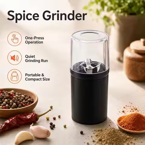 Electric Herb Grinder Small Spice Grinder Mini Size Grinder USB-Rechargeable Herb Grinder Portable S