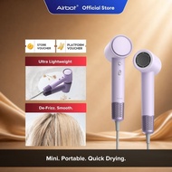 Airbot Aria LITE | Purple High Speed Hair Dryer 200mil Negative Ions Low Noise Temperature Control