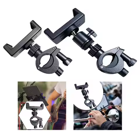 Marching Band Music Lyre Phone Holder Mount Trumpet Lyre Phone Stand for Musical Instrument Sheet Mu