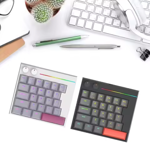 Mechanical Keyboard Hot Swappable Gaming Keyboard Backlit Switches Keyboard One-handed Keyboard for 