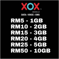 XOX DATA Internet (Min RM5)