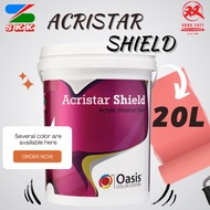 SKK Paint ACRISTAR SHIELD Exterior (WHITE/COLOURS) 20L Skk Gloss/Acristar Fine/Weatherbond/Jotashiel