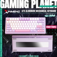 Xinmeng A75 Aluminum Mechanical Keyboard Customized 3-mode wireless Bluetooth GASKET structure RGB h