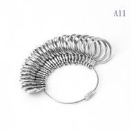 All Ring Mandrel Finger Gauges Ring Sizer Measuring Tool Metal Ring Sizer Tool
