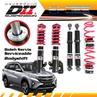 DII ADJUSTABLE Perodua Aruz Hi Lo Body Shift Serviceable Absorber