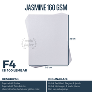 Multi Paper Kertas Jasmine F4 isi 100 lembar / Fancy Paper / Kertas Undangan / Paper Flower