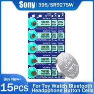 10-50PCS Sony 395 399 AG7 SR927SW SR927W SR927 LR927 LR927W 1.55V Coin Cell Button Oxide Silver For 