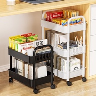 Desktop Simple Office Bookshelf Health Chapter Dormitory Movable Under Desk Shelf Storage Floor-stan