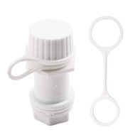 Threaded Cooler Drain Plug with Plastic Tethered Cap-Replacement for 50-165 Qt Coolers Drain Plug Pa