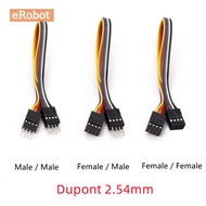 10Pcs Double Row Dupont Line 2Pin 3Pin 4Pin 5Pin 6Pin  Male Female 2.54MM Dupont Jumper Cable Wire f