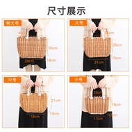 ✈️【All available】Plastic Picnic Woven PropsinsFood Basket, Shopping Bag, Full Set of Rattan Basket Picnic Supplies👈 MRvA