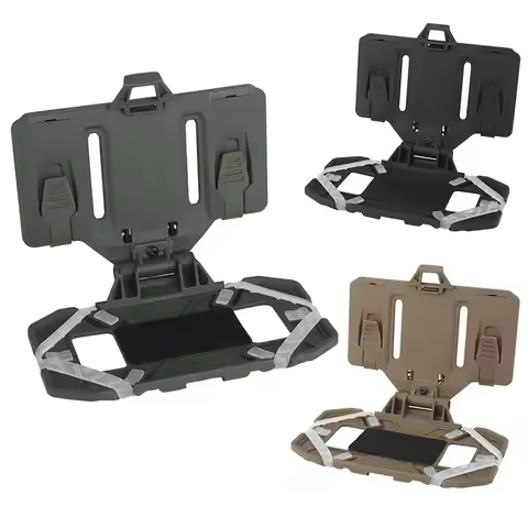 Tactical MOLLE Folded Navigation Board Mobile Phones Navigator Holder Vest Chest Bag Admin Panel Hun