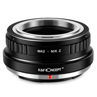 K&amp;F Concept-Lens Adapter For M42 Screw Lenses To Nikon Z Mount Camera Body Z6 Z7