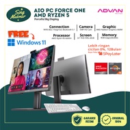 ADVAN AIO PC Force ONE AMD Ryzen 5 6600H 24inch 8GB DDR5 512 GB SSD | 5MP Pop-up