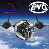 [SG Seller 🇸🇬] PSB APPROVED! EVO RS9 Gloss White Grey Black Fighter Jet Open Face Helmet